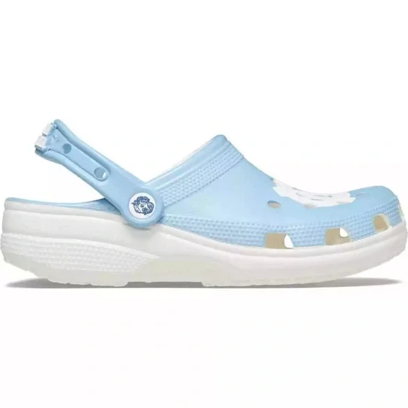 NEW [CROCS] UNC University of North Carolina Classic Crocs Unisex Sz W10/M8 - Picture 6 of 8